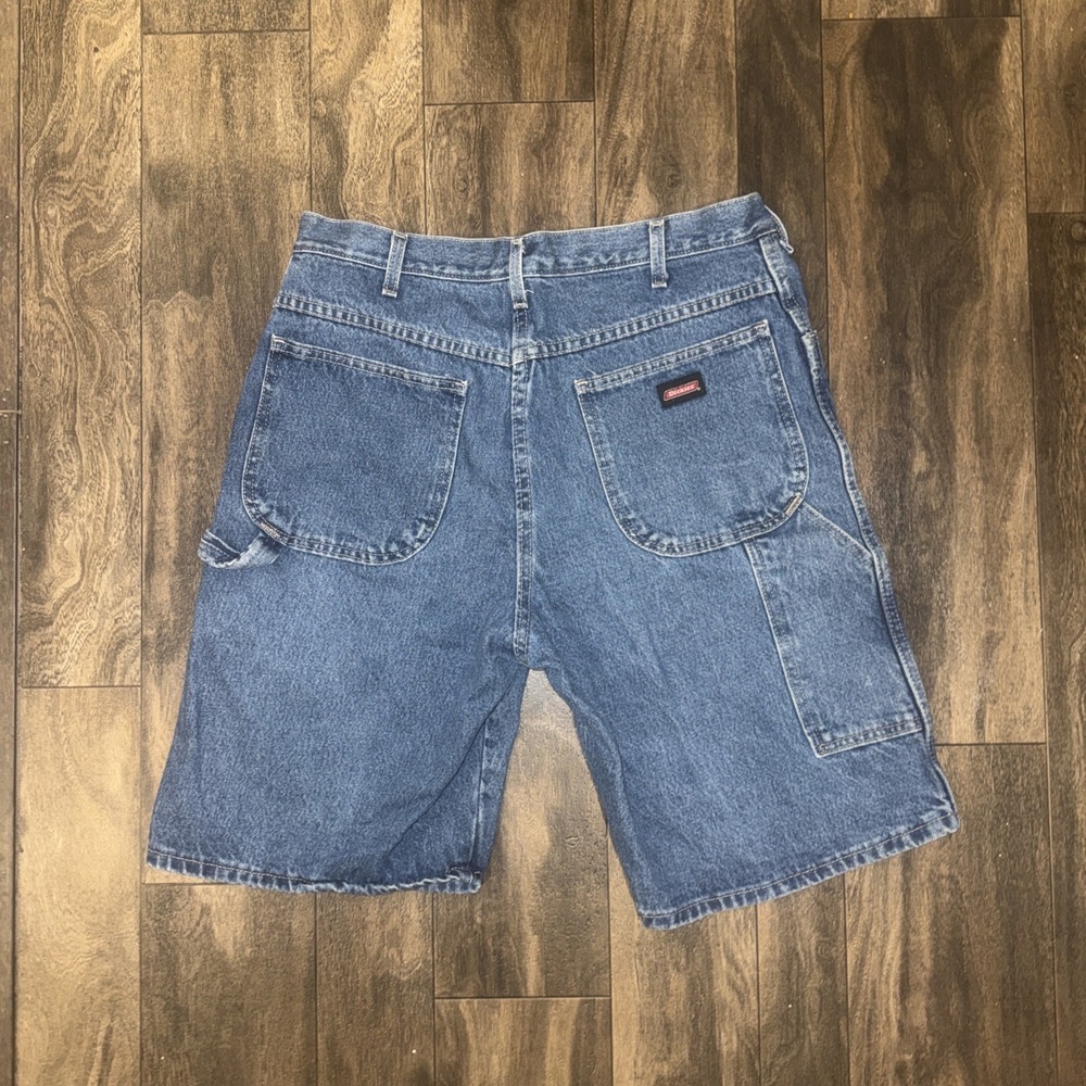Dickies Utility Carpenter Denim Jean Shorts Relaxed Medium Wash Men's Size 36